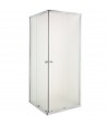 Duschkabine PARLA Gefrorenes Glas 90x90 180cm Quadratisch