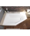 ECKBADEWANNE 150x90 LINKS SELENA Ablaufgarnitur + Füße GRATIS !
