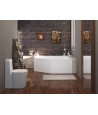 ECKBADEWANNE 150x90 RECHTS SELENA Ablaufgarnitur + Füße GRATIS !