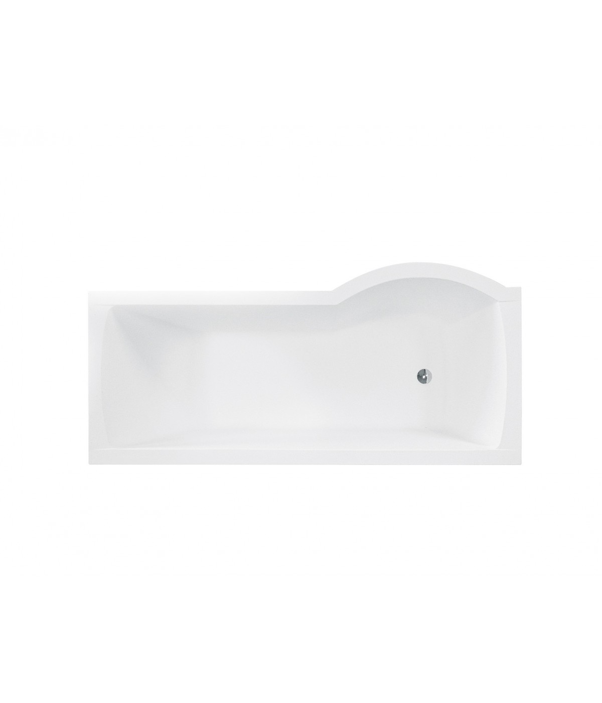 BADEWANNE ECKWANNE 160x70 LINKS INSPIRO GLASABTRENNUNG Ablaufgarnitur + Füße GRATIS !