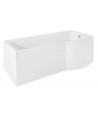 BADEWANNE ECKWANNE 160x70 RECHTS INSPIRO GLASABTRENNUNG Ablaufgarnitur + Füße GRATIS !