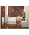 RECHTECK BADEWANNE 100x70 CAPRI Ablaufgarnitur + Füße GRATIS !