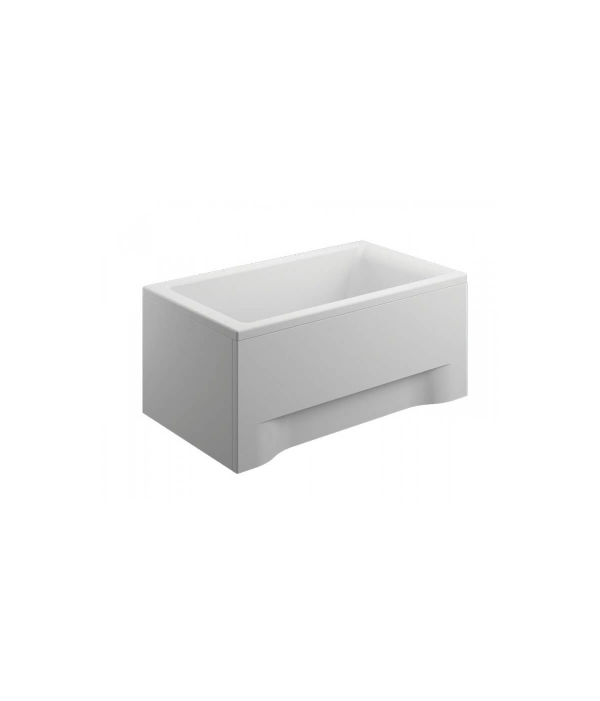RECHTECK BADEWANNE 100x70 CAPRI Ablaufgarnitur + Füße GRATIS !