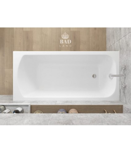 RECHTECK BADEWANNE 130x70 CLASSIC Ablaufgarnitur + Füße GRATIS !