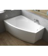 ECKBADEWANNE 150x90 RECHTS FRIDAS Ablaufgarnitur + Füße GRATIS !