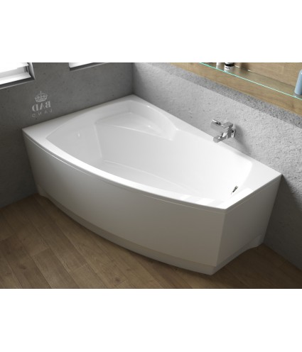 ECKBADEWANNE 150x90 LINKS FRIDAS Ablaufgarnitur + Füße GRATIS !