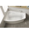 ECKBADEWANNE 160x105 LINKS FRIDAS Ablaufgarnitur + Füße GRATIS !