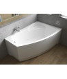 ECKBADEWANNE 150x90 RECHTS FRIDAS Ablaufgarnitur + Füße GRATIS !