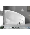 ECKBADEWANNE 150x90 RECHTS FRIDAS Ablaufgarnitur + Füße GRATIS !