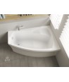 ECKBADEWANNE 160x105 RECHTS FRIDAS Ablaufgarnitur + Füße GRATIS !