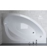 ECKBADEWANNE 150x100 RECHTS MAREA Ablaufgarnitur + Füße GRATIS !