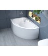 ECKBADEWANNE 160x105 LINKS MEGAZ Ablaufgarnitur + Füße GRATIS !