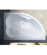 ECKBADEWANNE 160x105 RECHTS MEGAZ Ablaufgarnitur + Füße GRATIS !