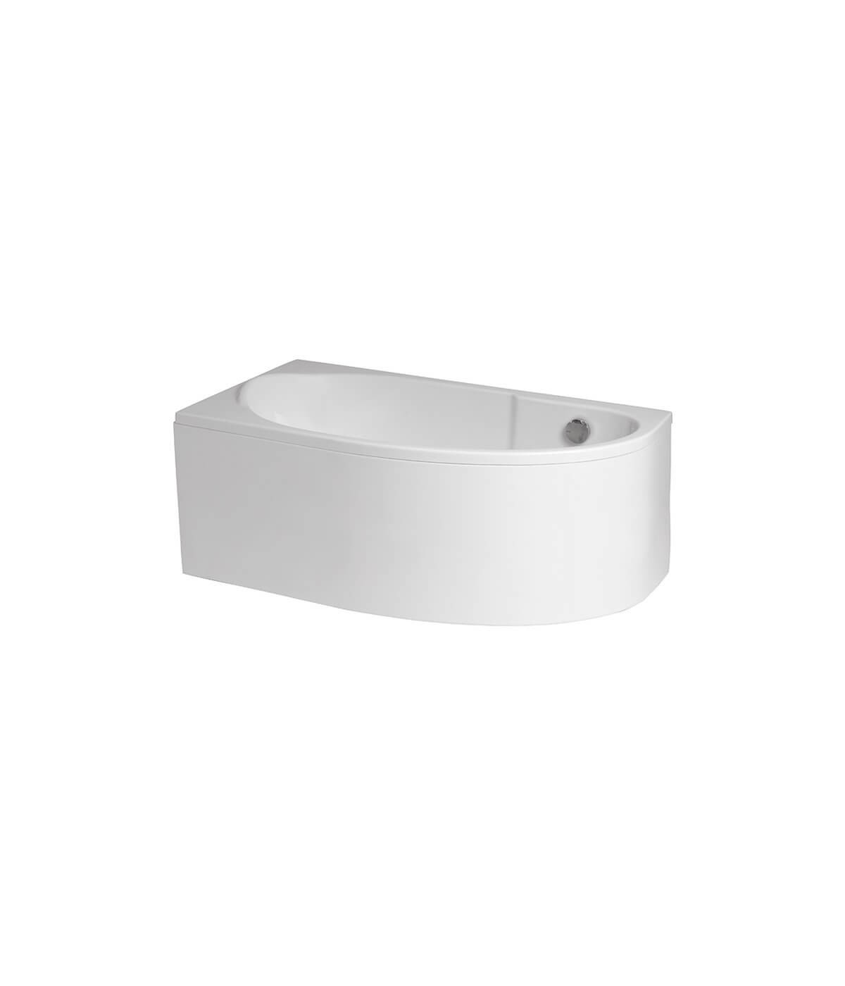 ECKBADEWANNE 140x70 LINKS MIKI Ablaufgarnitur + Füße GRATIS !