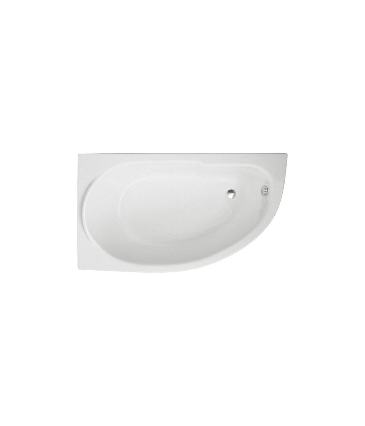 ECKBADEWANNE 145x85 LINKS MIKI Ablaufgarnitur + Füße GRATIS !