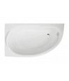 ECKBADEWANNE 145x85 LINKS MIKI Ablaufgarnitur + Füße GRATIS !