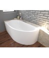ECKBADEWANNE 145x85 LINKS MIKI Ablaufgarnitur + Füße GRATIS !