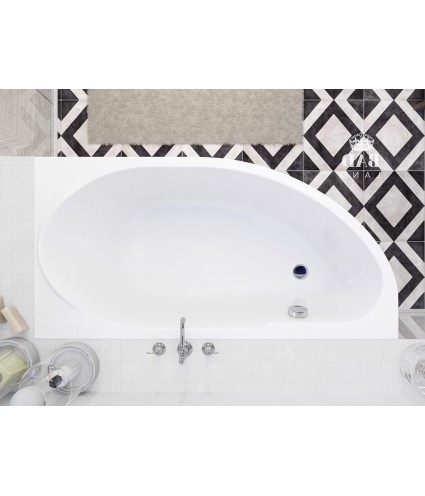 ECKBADEWANNE 140x70 RECHTS MIKI Ablaufgarnitur + Füße GRATIS !