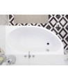 ECKBADEWANNE 140x70 RECHTS MIKI Ablaufgarnitur + Füße GRATIS !