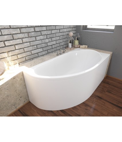 ECKBADEWANNE 145x85 RECHTS MIKI Ablaufgarnitur + Füße GRATIS !