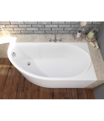 ECKBADEWANNE 145x85 RECHTS MIKI Ablaufgarnitur + Füße GRATIS !