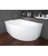 ECKBADEWANNE 130x85 LINKS STANDARDO Ablaufgarnitur + Füße GRATIS !