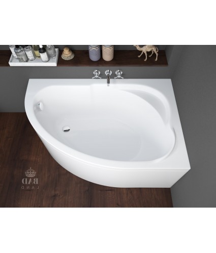 ECKBADEWANNE 130x85 RECHTS STANDARDO Ablaufgarnitur + Füße GRATIS !