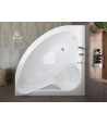 ECKBADEWANNE 120x120 STANDARDO Ablaufgarnitur + Füße GRATIS !