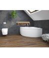 ECKBADEWANNE 120x120 STANDARDO Ablaufgarnitur + Füße GRATIS !