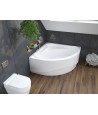 ECKBADEWANNE 140x140 STANDARDO Ablaufgarnitur + Füße GRATIS !