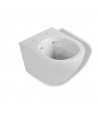 SET: WC-Vorwandelement Duofix + WC-Toilette SLIM Soft-Close Desna Weiß + Schallschutzmatte + WC-Betätigungsplatte Chrom