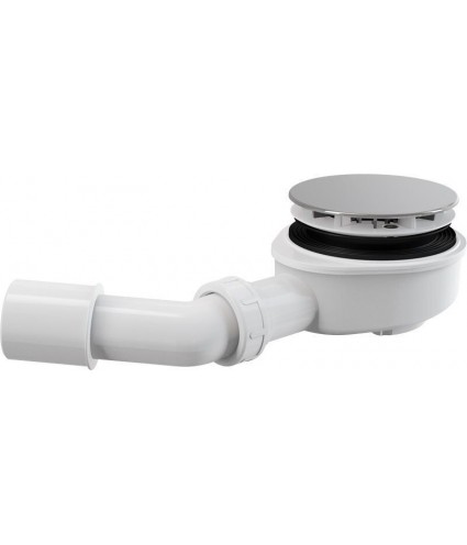 Ablaufgarnitur für Duschwanne Dusche Siphon Ø 90 mm Ablauf flach 60 mm