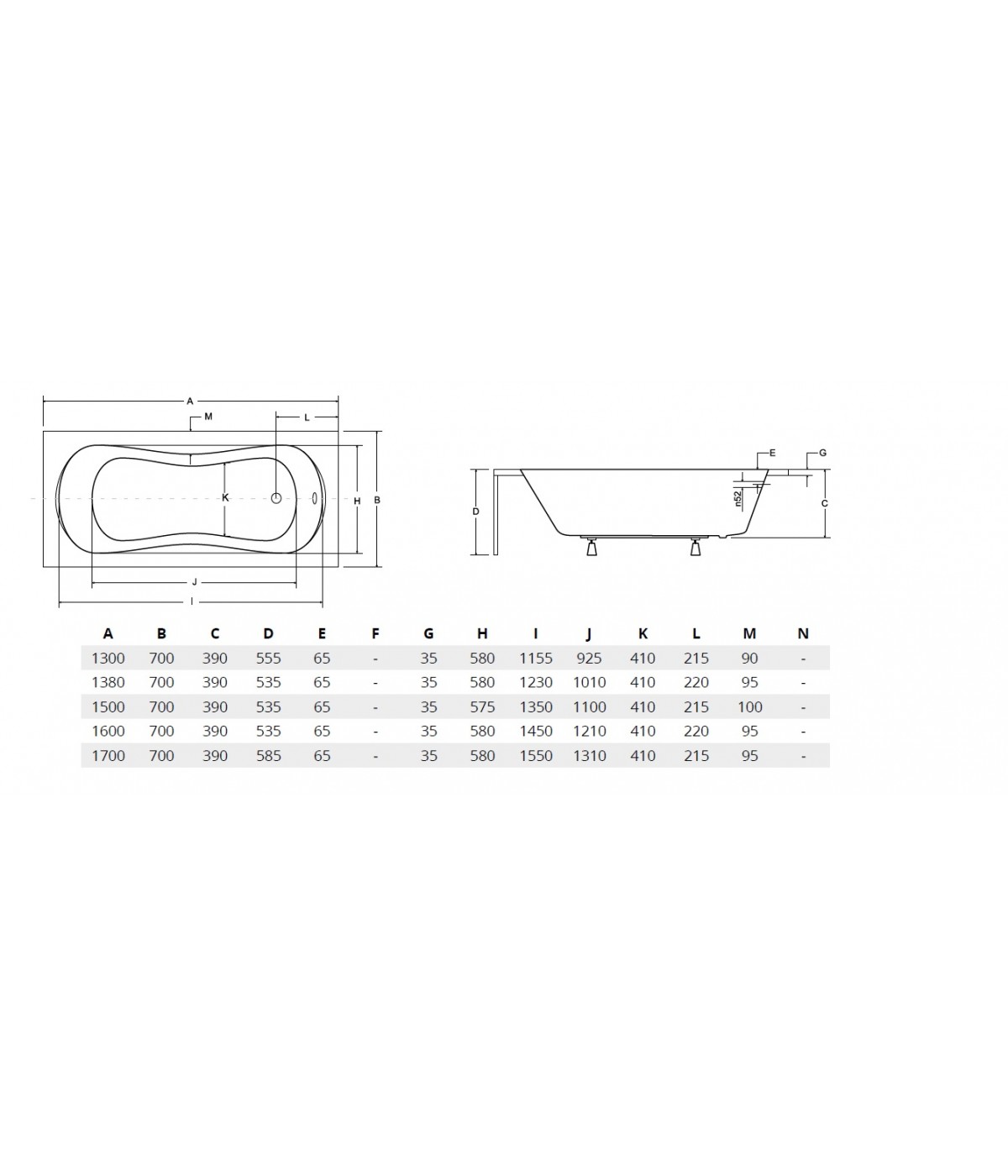 RECHTECK BADEWANNE 130x70 ARIA Ablaufgarnitur + Füße GRATIS !