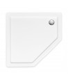 DUSCHWANNE VIERTELKREIS 90x90 BERGO Ablaufgarnitur GRATIS !