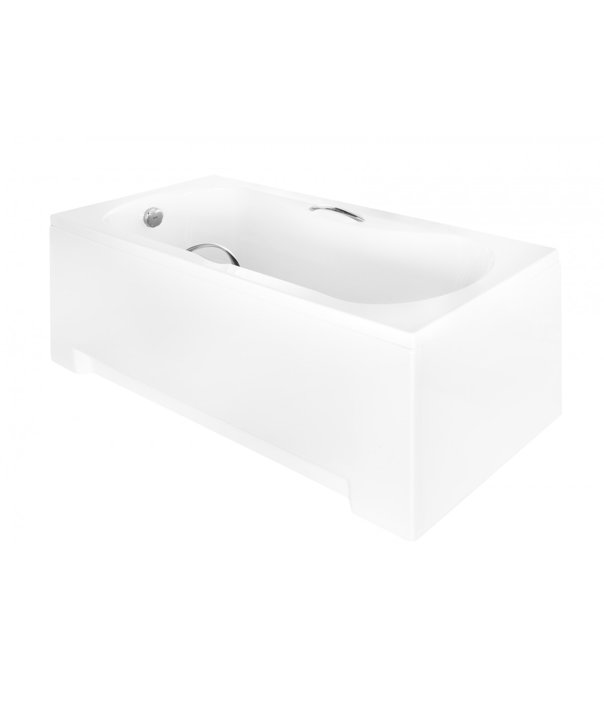 RECHTECK BADEWANNE 130x70 ARIA Ablaufgarnitur + Füße GRATIS !