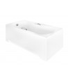 RECHTECK BADEWANNE 130x70 ARIA Ablaufgarnitur + Füße GRATIS !