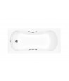 RECHTECK BADEWANNE 130x70 ARIA Ablaufgarnitur + Füße GRATIS !