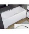 RECHTECK BADEWANNE 130x70 ARIA Ablaufgarnitur + Füße GRATIS !