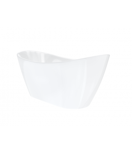 Freistehende Badewanne Oval 170x80 NAUTI MONOLITH ACRYL Ablaufgarnitur CLICK CLACK GRATIS !