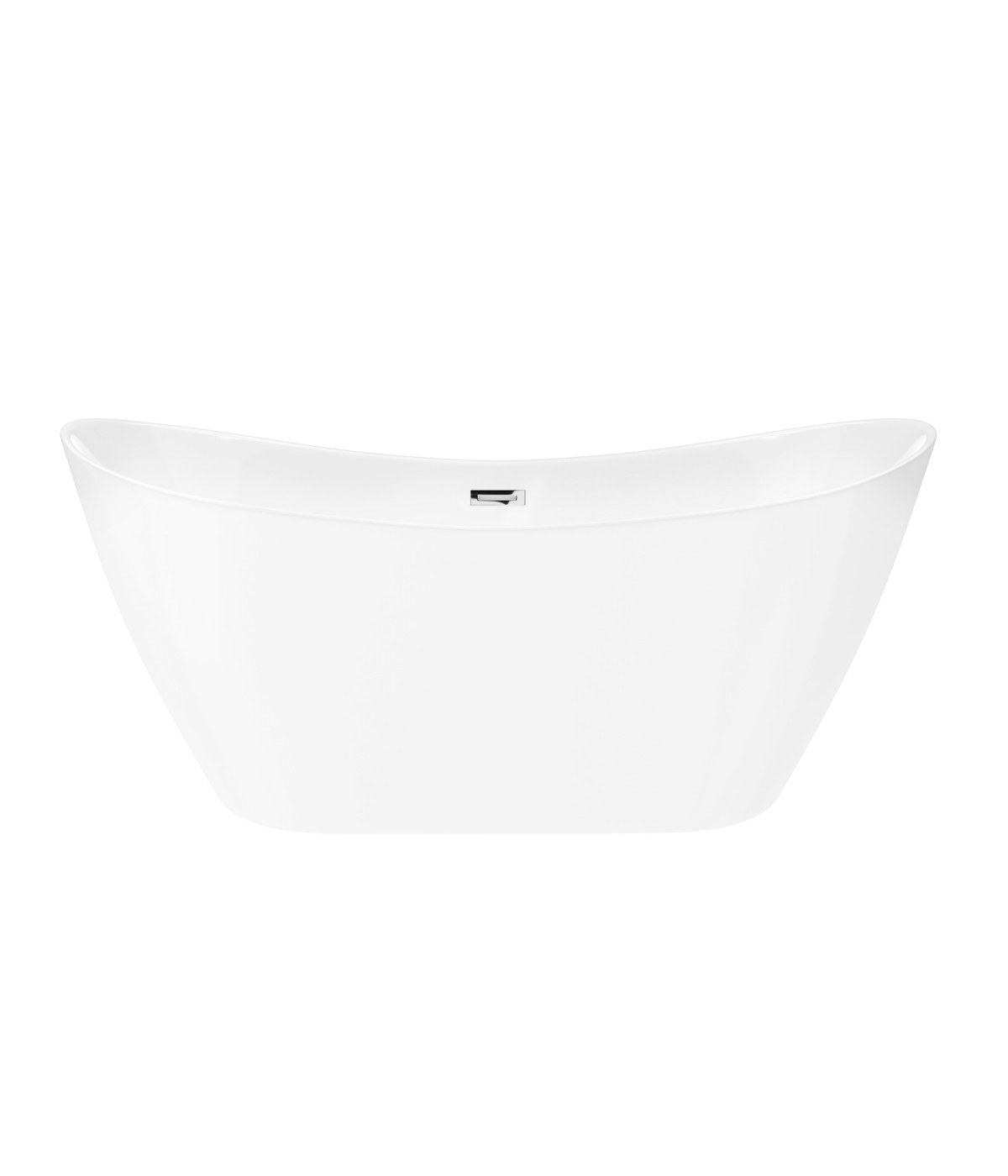 Freistehende Badewanne Oval 170x80 NAUTI MONOLITH ACRYL Ablaufgarnitur CLICK CLACK GRATIS !