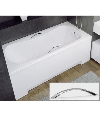 RECHTECK BADEWANNE 150x70 ARIA Ablaufgarnitur + Füße GRATIS !