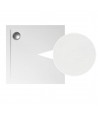 DUSCHWANNE QUADRATISCH 80x80 GEOSA STEINOPTIK Ablaufgarnitur GRATIS !