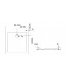 DUSCHWANNE QUADRATISCH 80x80 GOLIAT Ablaufgarnitur GRATIS !