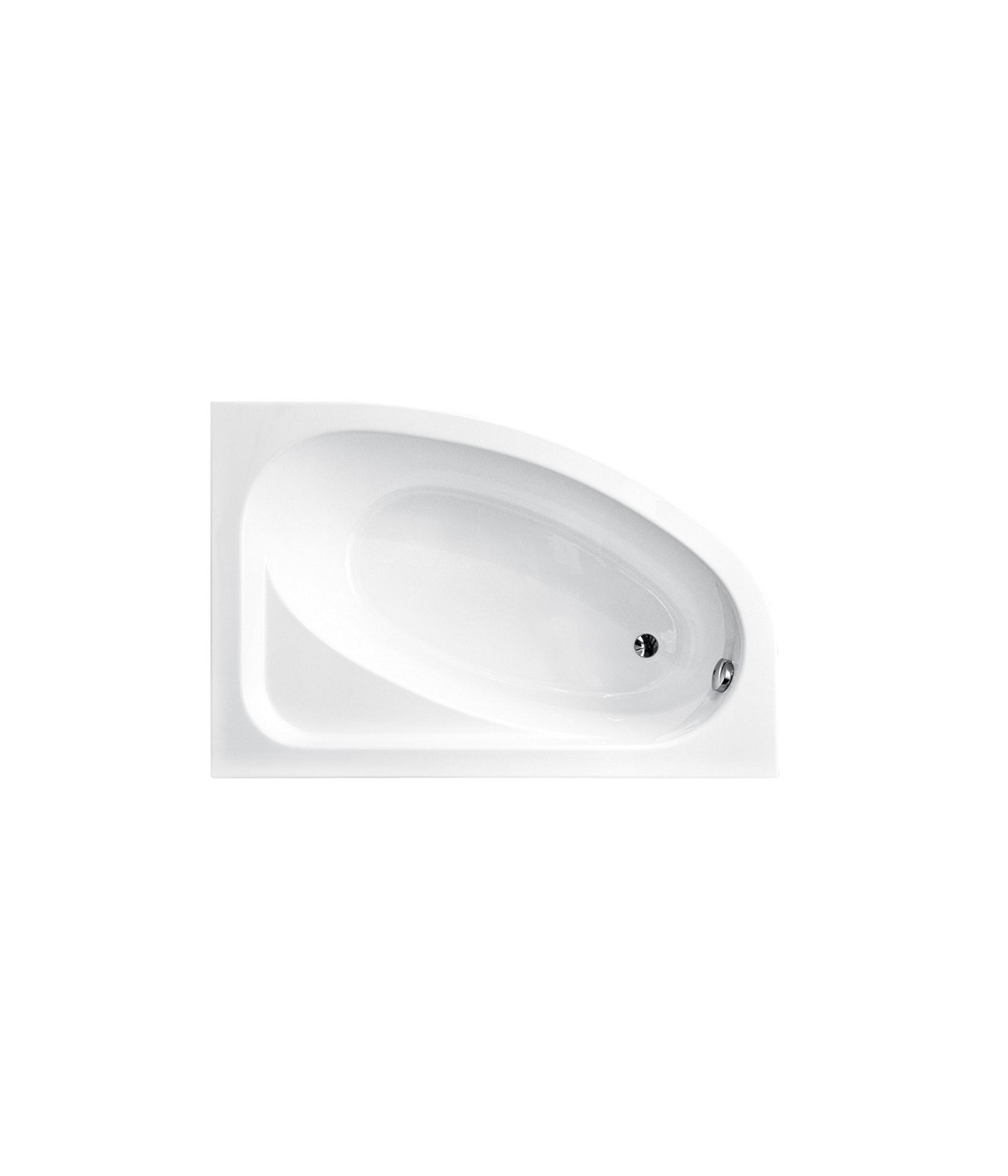ECKBADEWANNE 140x80 RECHTS CORNEA Ablaufgarnitur + Füße GRATIS !