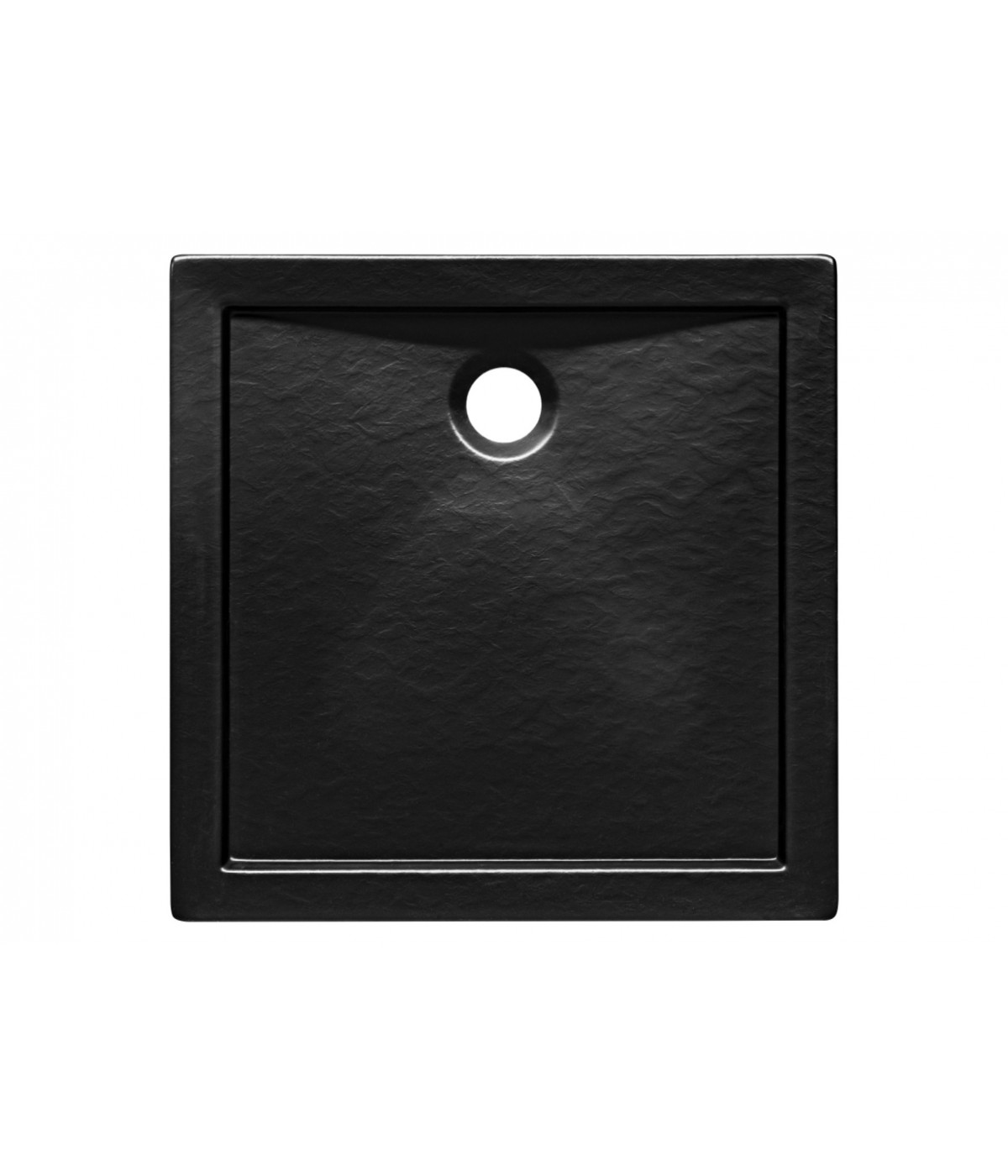 DUSCHWANNE QUADRATISCH SCHWARZ 80x80 AQUARIUSO Ablaufgarnitur GRATIS !