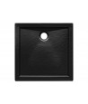 DUSCHWANNE QUADRATISCH SCHWARZ 80x80 AQUARIUSO Ablaufgarnitur GRATIS !