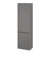 Badezimmer Hochhängeschrank CREAZ 140x40x25 Hochschrank mit 2-Türen, Weiß