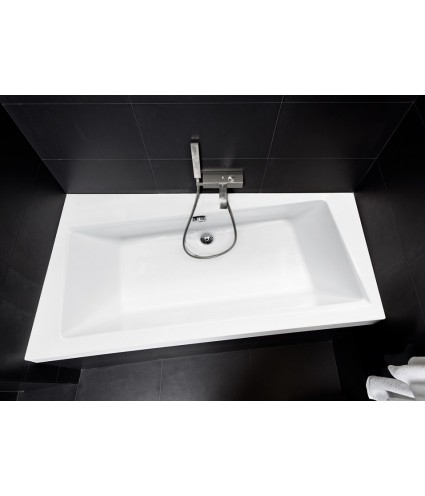 ECKBADEWANNE 150x90 LINKS INFINITYZ Ablaufgarnitur + Füße GRATIS !