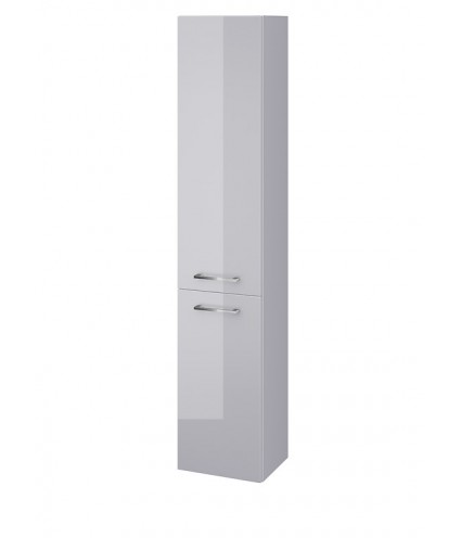 Badezimmer Hochhängeschrank LARAZ 150x30x25 Hochschrank mit 2-Türen, Grau